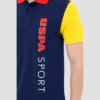 Navy Polo neck Tshirt