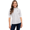 Women's Ecru Long Sleeve Shirt