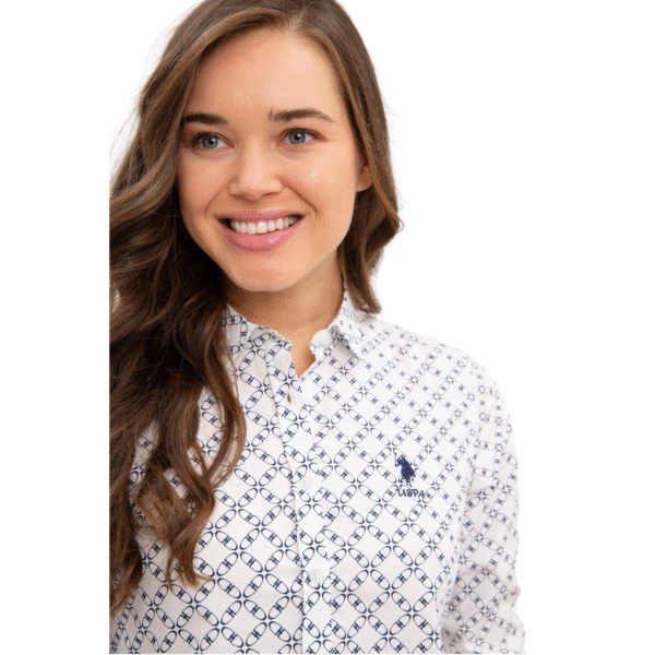 Women's Ecru Long Sleeve Shirt