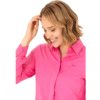 Women's Pink Long  Sleeve Shirt