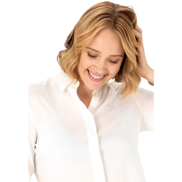 Women's Ecru Long Sleeve Shirt