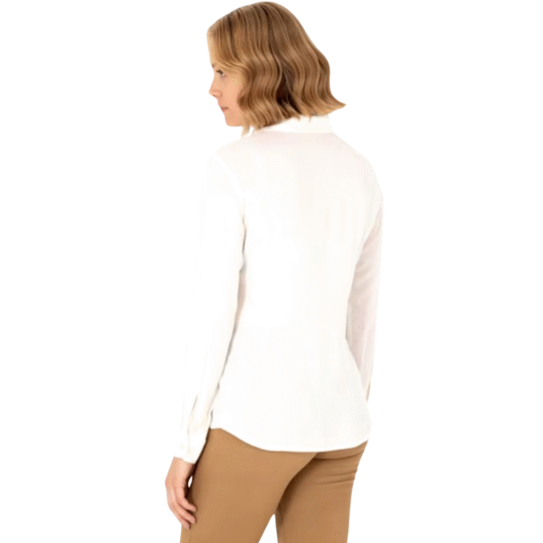 Women's Ecru Long Sleeve Shirt