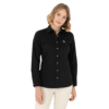 Women's Black Long Sleeve Basic Shirt