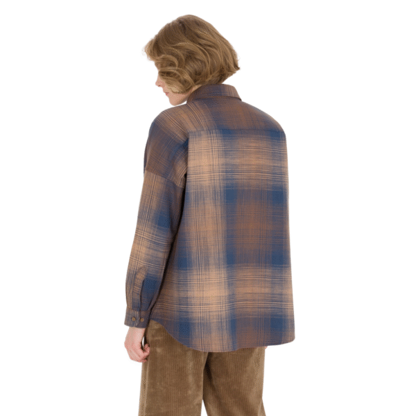 Women's Brown Long Sleeve Shirt