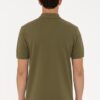 Men's Dark Green Polo Neck T-Shirt