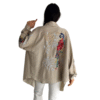 Neomod Sequin and Embroidery Kimono Shirt